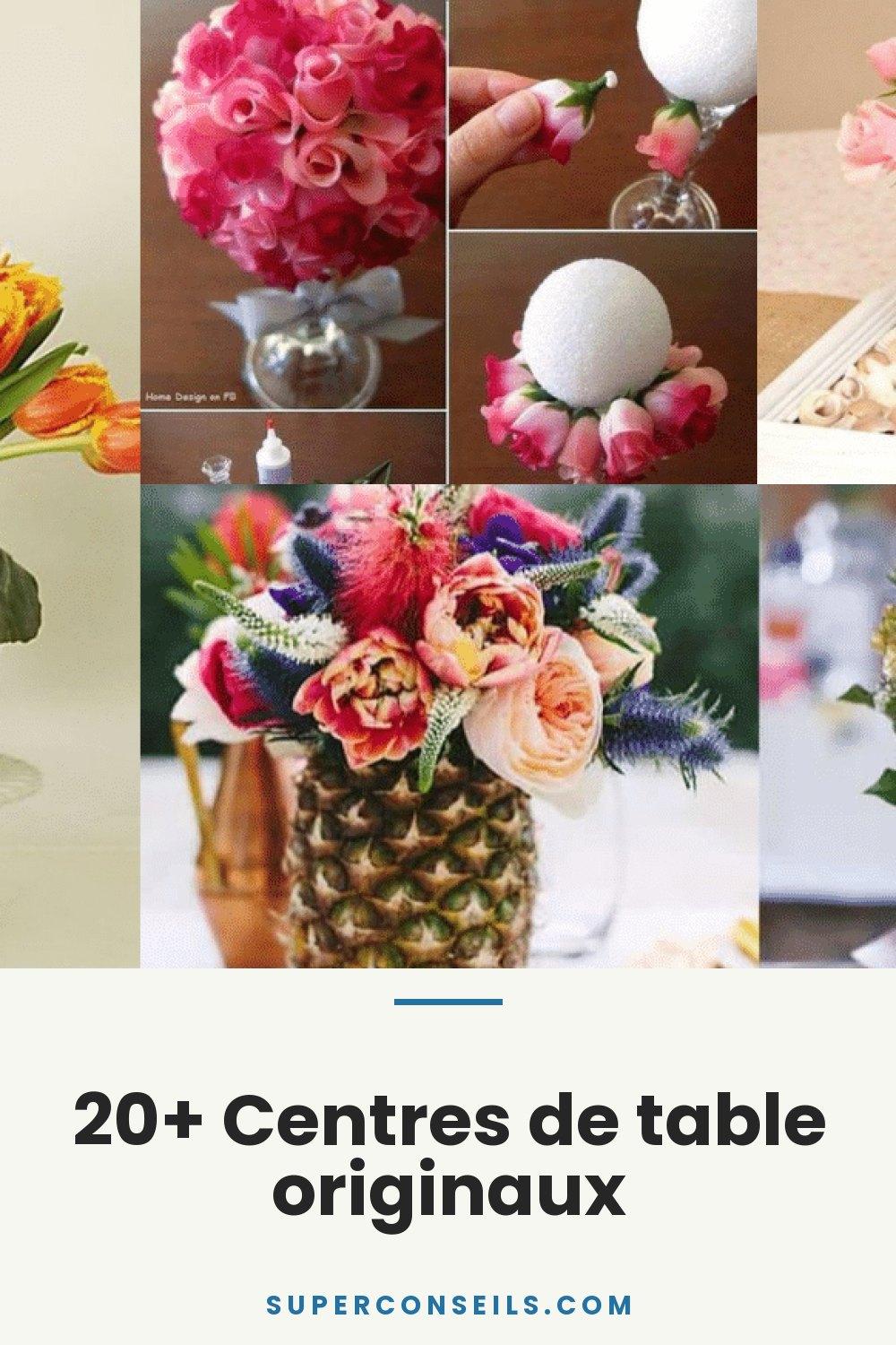 20+ Centres de table originaux