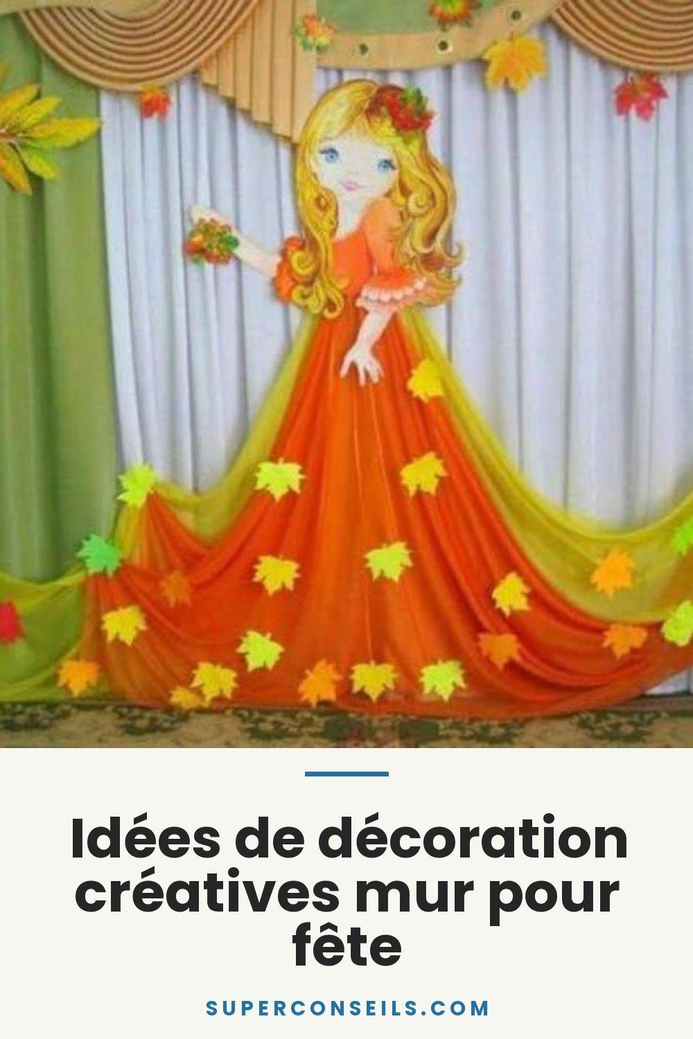 Idées de décoration créatives mur pour fête