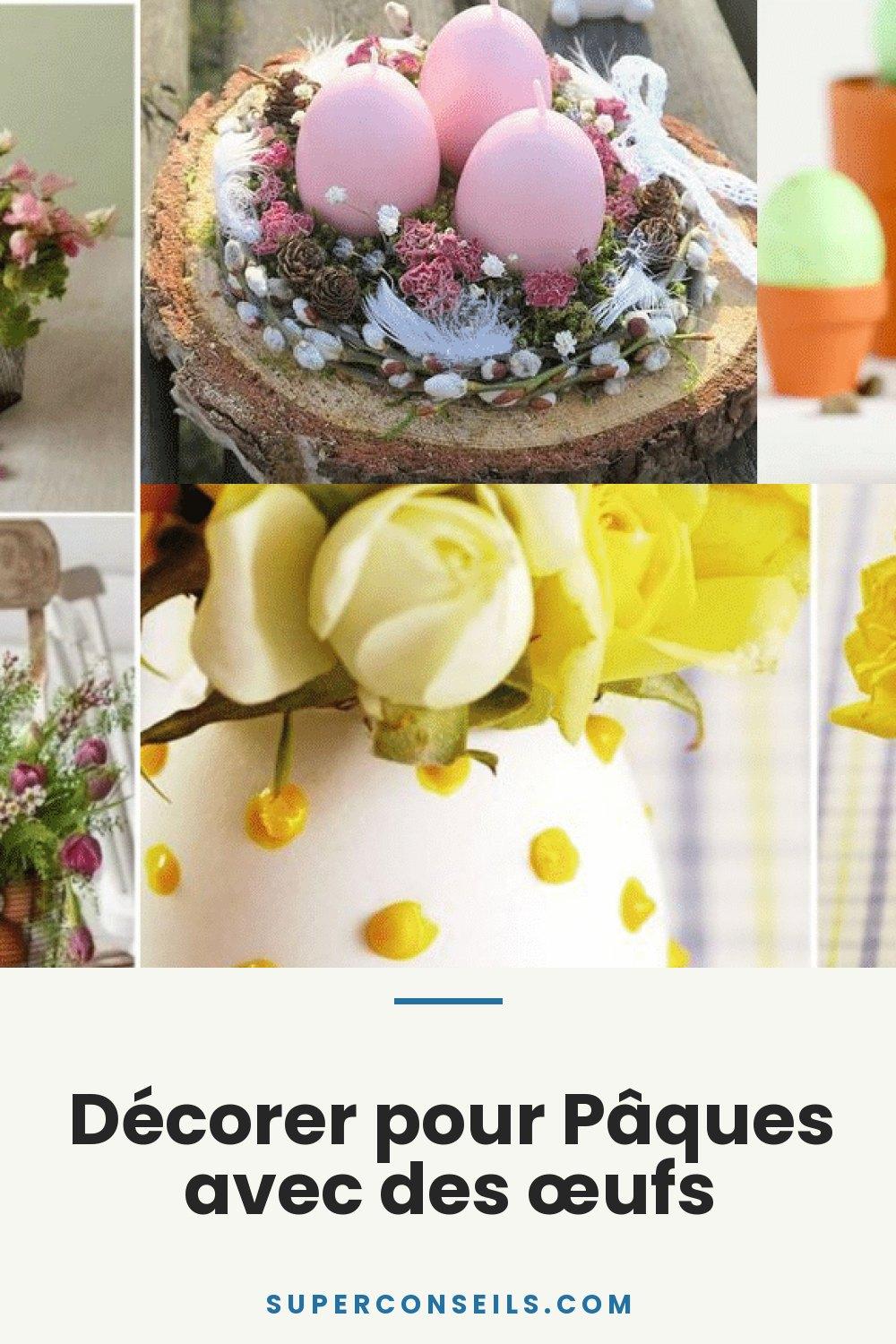 Décorer pour Pâques avec des œufs