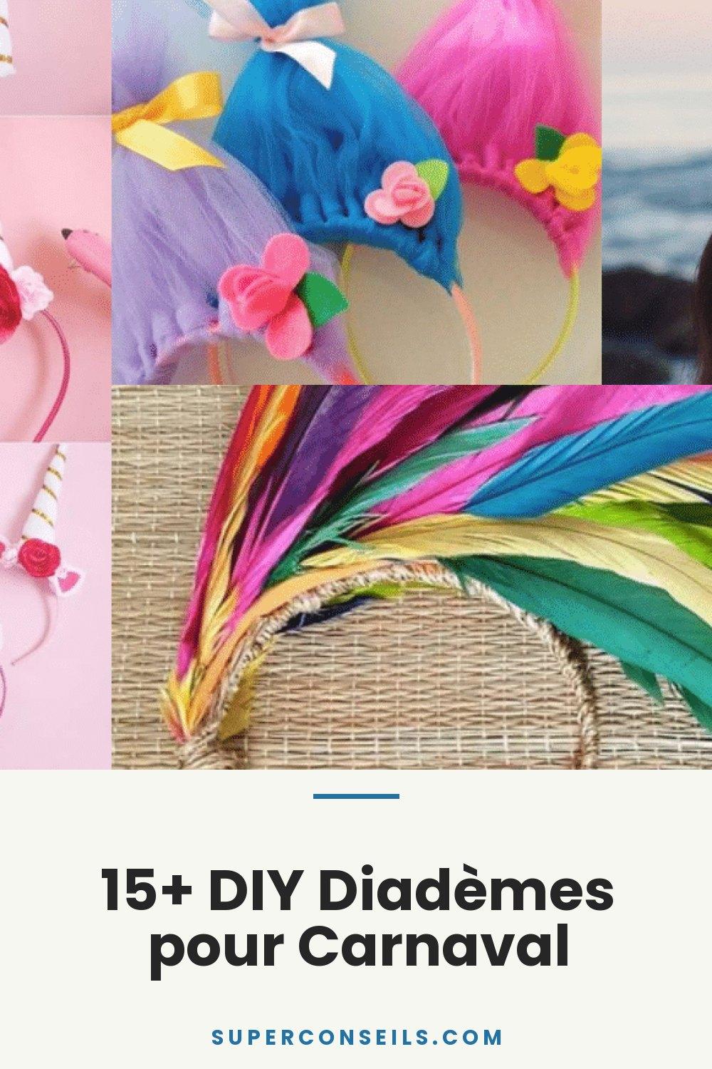 15+ DIY Diadèmes pour Carnaval