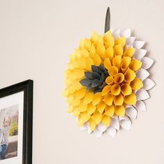 fleurs faites avec des cones en papier 8