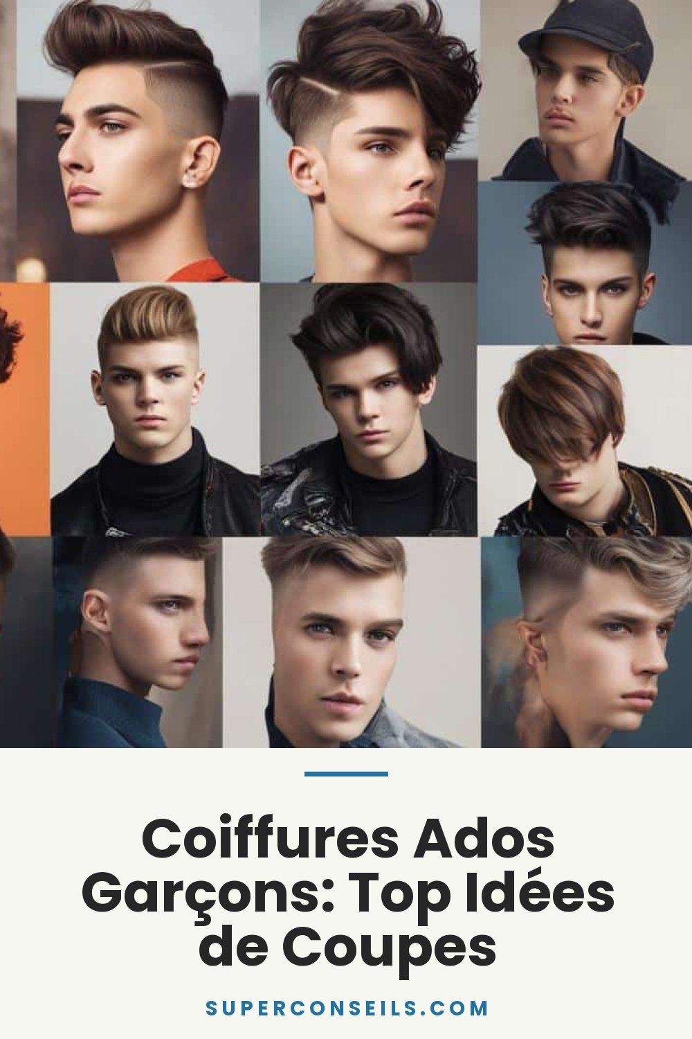 Coiffures Ados Garçons: Top Idées de Coupes