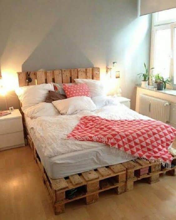 idees de meubles palettes pour votre chambre a coucher 4
