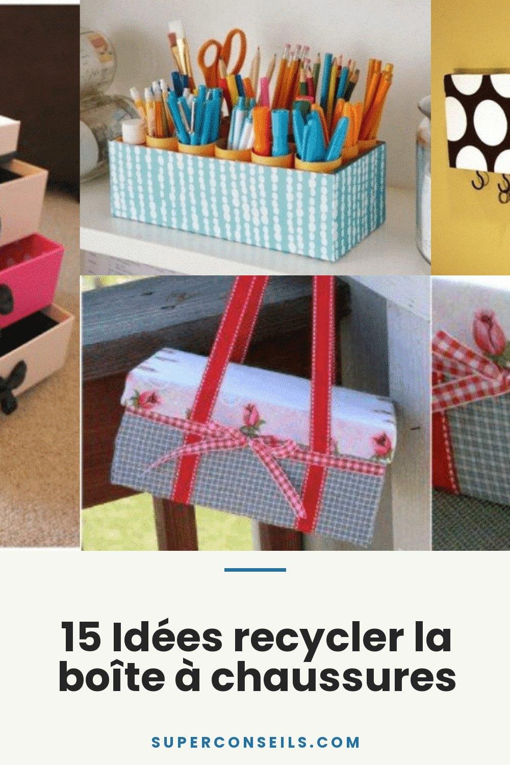 15 Idées recycler la boîte à chaussures