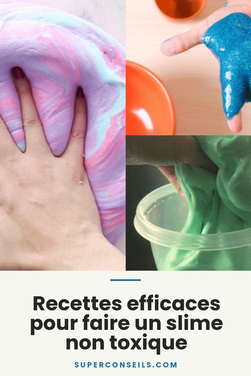 Recettes efficaces pour faire un slime non toxique